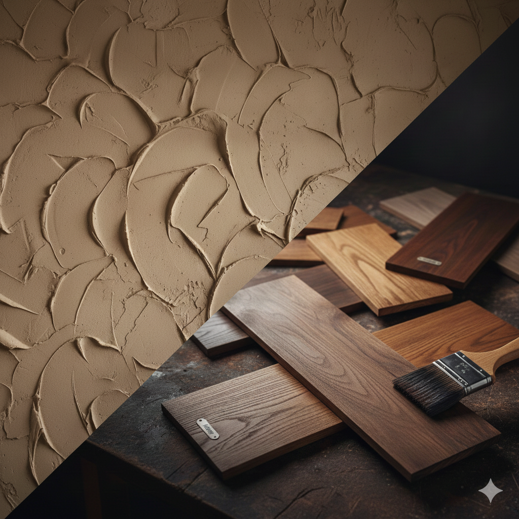 Wall texturing and staining service